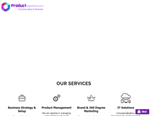 Tablet Screenshot of productexpertise.com